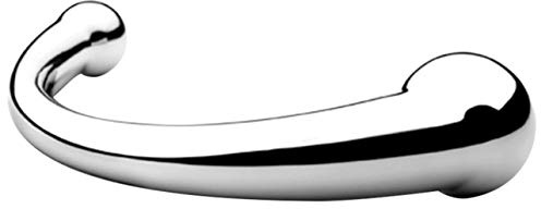 SXOVO Doble cabeza Anal Plug Pure Wand Metal Butt Plug, Heavy Massive Classic Dildos G-spot Vagina Stimulator Anal Dildo Juguetes sexuales para mujeres Hombres Pareja(700g)