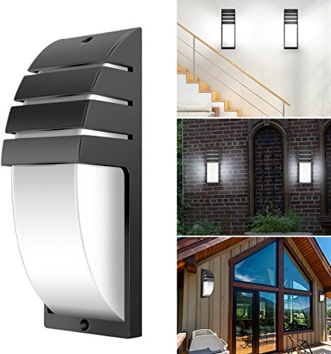 8W LED COB pared de la pared moderna lámpara simple montada en la pared 6000-6500K AC 85-265V luz de la noche impermeable para el balcón del pasillo de la casa