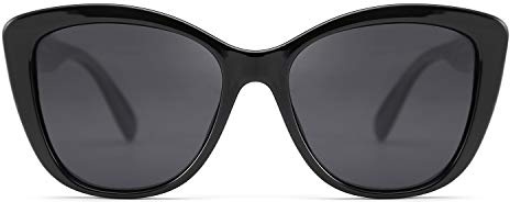 FEISEDY Polarized Vintage Sunglasses American Womens Square Jackie O Cat Eye Sunglasses B2451