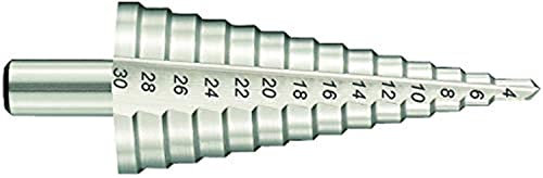 Tivoly 11448620430 - Broca HSS cónica escalonada con canal recto