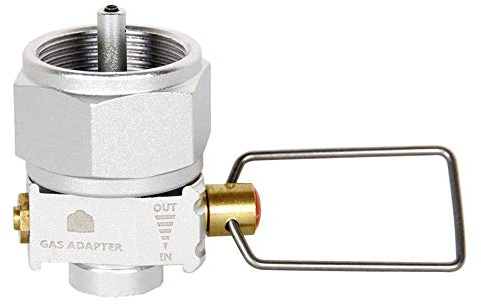 Lixada Gas Saver Plus, Convertor Shifter, Refill Flat Tank, Conversion Adapter, Camping Adaptor Valve for Nozzle Bottle Type/Butane Cartridge/Lindal Valve Canister