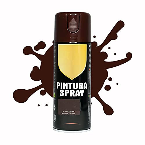 BESCH Pintura Spray 400ml para Metal/Madera/Plástico (Marron Tabaco, 1 Bote)