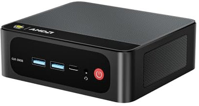 Beelink Mini PC SER, AMD Ryzen 5 5500U, 6C/12T up to 4.0GHz, 16GB DDR4 500GB NVMe SSD Mini Computer Windows11 Pro, 4K Triple Display (HDMI/DP/Type-C), BT5.2, WiFi6, 2.5G LAN Mini Desktop PC