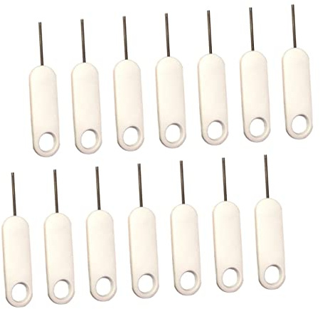 HOMOBABE 20pezzi Estrattore Scheda Sim Pin Apertura Chip Telefono Apri Ago Sim Espulsori Estrattori Smartphone Strumenti Rimozione Scheda