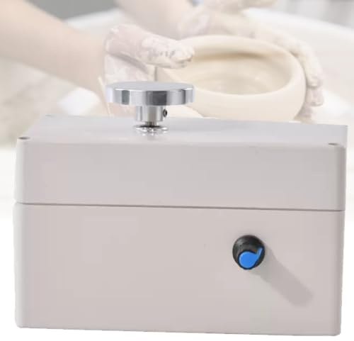 Mini Tornio Elettrico Per Ceramica, Piccolo Tornio Con Spatola E Argilla, Velocità Regolabile A 2000 Giri/min, Silenzioso E Sicuro, Interfaccia Usb, Ideale Per Negozi Di Bricolage, Uso Domestico,