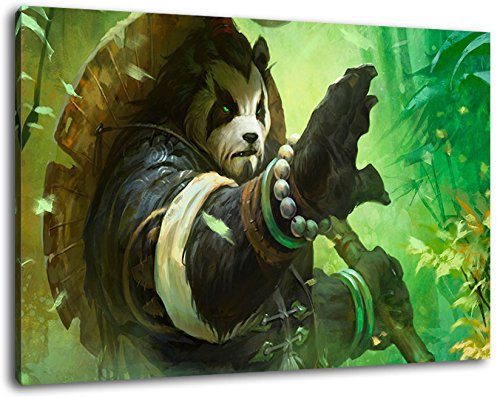 PrintArtGalery World of Warcraft Leinwandbild auf Holzrahmen gespannt Größe: 120x80 cm