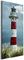 Wallario XXL Leinwandbild Leuchtturm am Strand - Wandbild 60 x 150 cm Brillante lichtechte Farben, hochauflösend, verzugsfrei, Kunstdruck