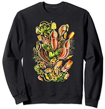 Plante carnivore Vintage Plantes à pichets botaniques Sweatshirt