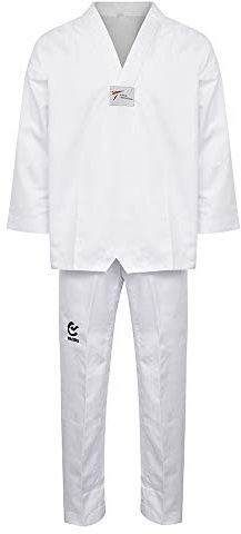 Wacoku WT Taekwondo tävlingsgodkänd student TKD uniform Dobok - ny (150 cm)