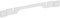 conecto Speaker Wall Mount for Sonos® Ray, Holds up to 2 kg, White