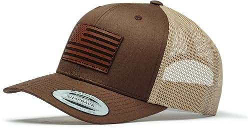 Gorra de camionero Flexfit Snapback: Bandera de EE.UU. - Ejército Militar América Gorra al aire libre - Regalo gorra para cazadores Naturaleza Gorra de béisbol Gorra Gorro Gorra de malla al aire libre