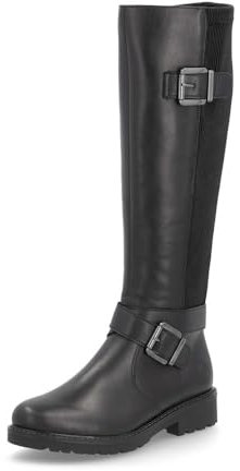 Remonte Damen R6593 Stiefel, Schwarz, 40 EU