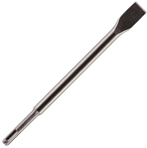 Rennie Tools SDS Plus - Punta a scalpello piatta, 20 x 250 mm, per calcestruzzo, muratura, marmo e pietra dura, compatibile con Bosch, Dewalt, Makita e altri
