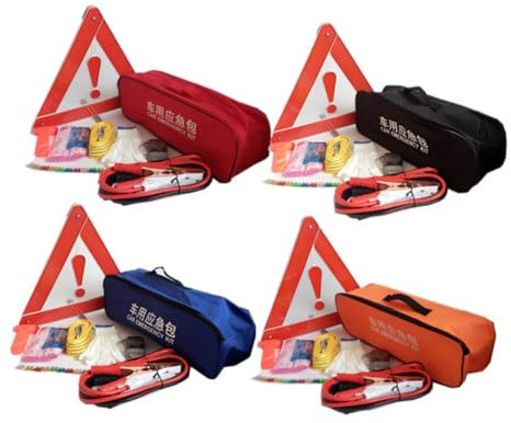 Homoyoyo 9 Pezzi kit di forniture per uso auto kit assistenza auto assistenza stradale kit d'emergenza