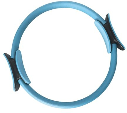 kowaku Aro de Pilates Círculos de Fitness Resiliencia Inicio Equipo de Pilates Dispositivos de Entrenamiento Aro de Fitness de Yoga Círculo de Pilates, Azul