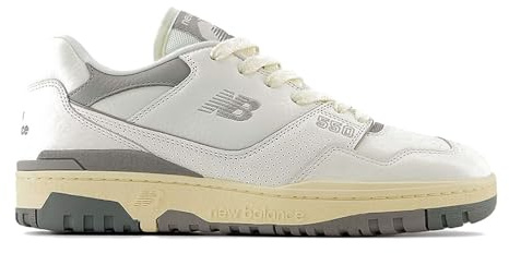 New Balance 550 Mens Sneakers, Sea Salt/Team Away Grey/Calcium, 6.5 UK