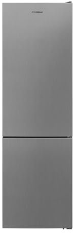 Hyundai Frigorífico Combi Inox, 2 Puertas. HC2600ENFX, Capacidad 327 Litros, No Frost, Multi Air Flow, Bajo Nivel Sonoro, Puerta Reversible, Clasificación Energética E