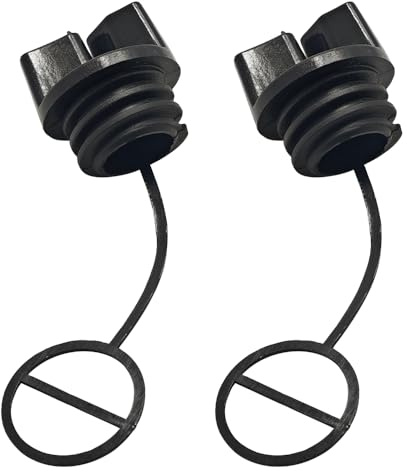 RUURUU 2 tapones de llenado de tanque de aceite para motosierra McCulloch MAC CAT 335 338 435 accesorios de jardín