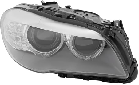 Faro allo xeno destro, per BMW serie 5 F10 F11 2009-2013, con LED DRL, senza AFS, OE 63117271912, ricambio diretto, vetro trasparente nero, 12 V HID