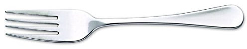 Arcos Serie Madrid - Tenedor de postre - Monoblock de una pieza en Acero Inoxidable 18/10 y 150 mm - Color Plata