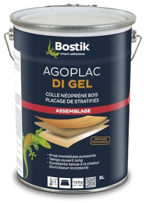 Bostik Colle Agoplac en Gel Bidon 5 L Ambré