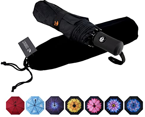 SY Compact Travel Umbrella Windproof Automatic Unbreakable Umbrellas-Factory Direct High Cost-effective Umbrella