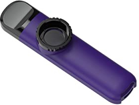 Kazoo Easy to Learn Musical Instruments Colorful Kazoos with 4 Replacement Flutes Diaphragms Lanyard Purple