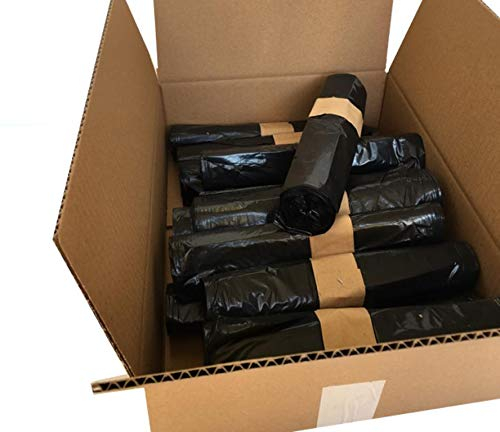 1000 sacchetti 50x60 cm da 30L per la spazzatura 50 rotoli da 20 pz cadauno di sacchi per la raccolta rifiuti colore NERI GIALLI AZZURRI VERDI VIOLA GRIGI o TRASPARENTI NEUTRI (NERO)