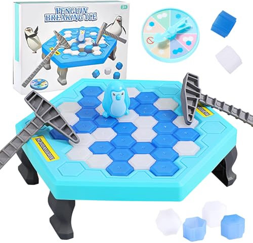 JWTRSVTY Juego de Rescate de Pingüino - Crack de Hielo, Rompecabezas Divertido para Niños 3+