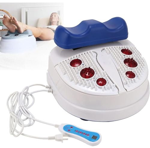 HYYKEJI Smart Fitness Blood Chi Machine, masajeador de pies Swing, con Control por Cable, cómoda Tobillera Acolchada, ejercitador aeróbico, para vitalidad, balanceo y Sacudida del Ejercicio