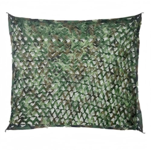 UQXSTAR Camouflage Netting Large Woodland Camo Netting for Hunting,Military,Shooting & Outdoor Camping | Sunshade for Garden Fences, Roof & Forest Landscapes | Army-Style Decoration