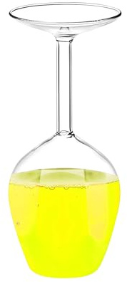 Bohany Copa de vino, tazas invertidas para vino tinto | Cristalería moderna de 400 ml para cumpleaños fríos y calientes, mujeres, día de San Valentín, hombres