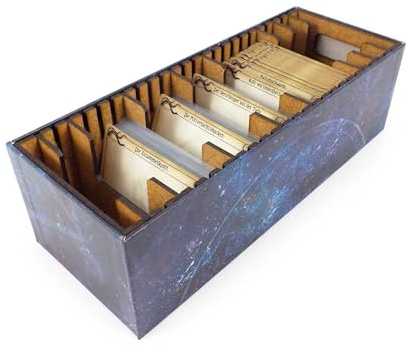 The Game Doctors Brettspiel Organizer kompatibel mit Sammelboxen von Arkham Horror: Das Kartenspiel
