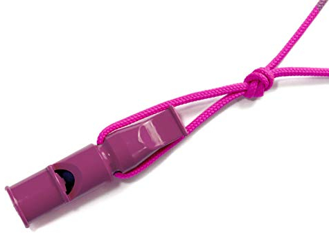 Acme Doppeltonpfeife mit Trill 640 9cm Purple + Pfeifenband kostenlos