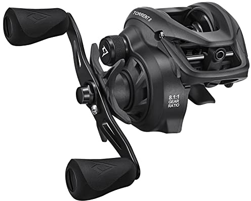 Piscifun Torrent II Baitcasting Fishing Reel, 20LB Carbon Fiber Drag Baitcasters, 8.1:1 Gear Ratio & Magnet Braking System Low Profile Casting Reel, Right Handed