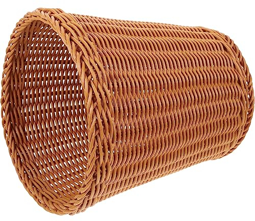 Zerodeko Corbeille à Déchets Tissée Naturel Panier De Rangement Pour Bureau Et Maison Design Élégant Et Fonctionnel Pour Salon Et Salle Étude