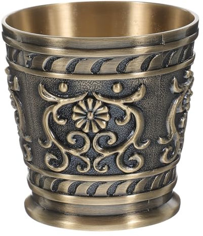 Cabilock bicchierino in bronzo tazze eleganti tazze vintage tazza di tè coppa di spumante arredamento d'epoca bicchieri di vino coppa d'epoca tazza di succo di metallo Whisky