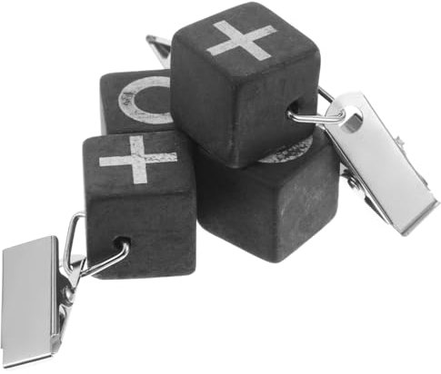 UTHCLO 4pezzi Pesi per Tovaglie Marmo Ciondoli Resistente per Tovaglie da Esterno Fermagli per Decorazioni di Feste e Picnic Nero Elegante