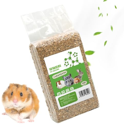 Bunny Litter, naturligt luktkontrollerat substrat för husdjur, hamster terrariumsubstrat herb igelkott, chinchilla, bur inomhus utomhus
