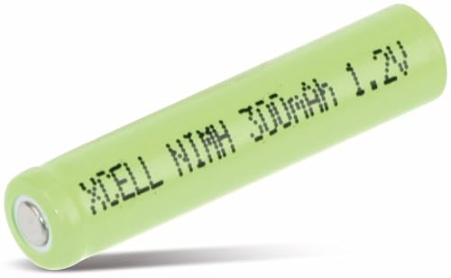 XCell 136423 X300AAAAH AAAA - Batería estándar (Altura: 39,9 mm, diámetro 8,5 mm, diámetro: 8,5 mm, Voltaje 1,2 V, Peso: 8,5 g, 300 mAh)