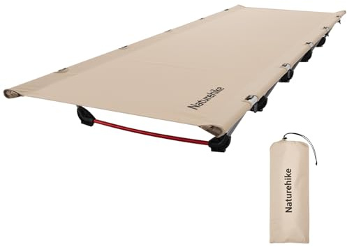 Naturehike Lit de Camp Pliable,Ultra Léger Portable Solide et Durable Sac de Transport pour Randonnée,Voyage,Pêche,Matelas Gonflable,Charge Maximal 150kg pour Adultes
