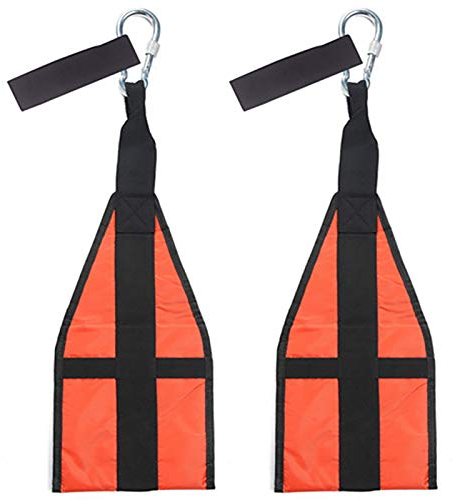 JTRHD Sport-Bauchgurte Bauchmuskelgürtel Cantilever Gürtel Bauchvorrichtung Suspension Bauchringe Hängende Bein Heben Home Trainingsgeräte (Farbe : Orange, Size : 50x19cm)