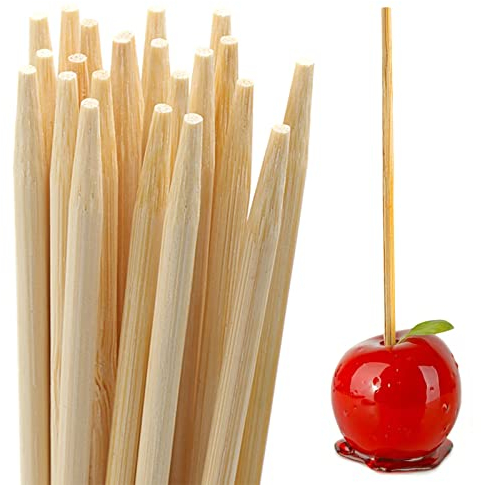 BLUE TOP 200pcs Bamboo 5mm 7in Skewer Sticks, Strong & Durable, Eco-Friendly, Smooth & Safe, Multi-Use