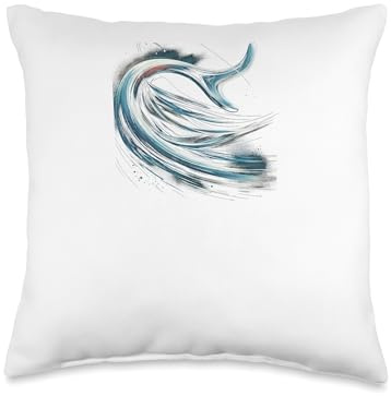 Aerodynamic Boomerang Art Throw Pillow