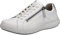 Josef Seibel Damen Low-Top Sneaker Megan 01,Weite G (Normal),Wechselfußbett,Strassenschuhe,Sportschuhe,Turnschuhe,Weiss-Silber,38 EU