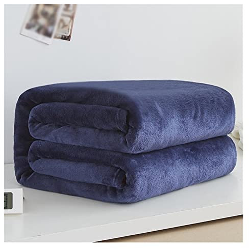 XFZJCHAP Manta de Cama de Franela, Funda de Cama de Lana Coral Suave y Fina, Manta de imitación para sofá