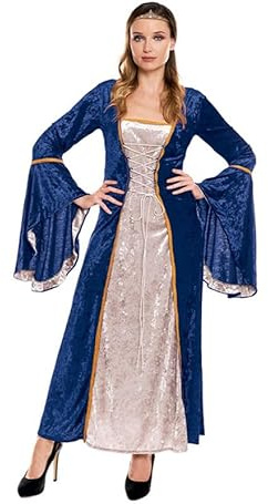 Partilandia | Disfraz de Dama Medieval para mujer (Talla S)