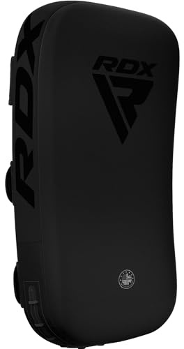 RDX Muay Thai Pad for Training, Curved Kickboxing Kicking Strike Shield, Coaching Kick Boxing, MMA, Martial Arts, Karate, Taekwondo, Punching, Foot, Knee and Elbow Target (One Pad Only)