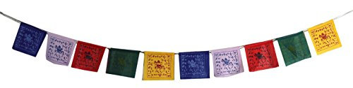 Find Something Different Trovare Qualcosa di Diverso fsd916052 5 Preghiera Tibetano Bandiere su Un Filo, Multicolore (Confezione da 2)