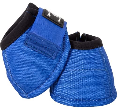 Classic Equine Dyno Turn Bell Boots, Blau, Größe S